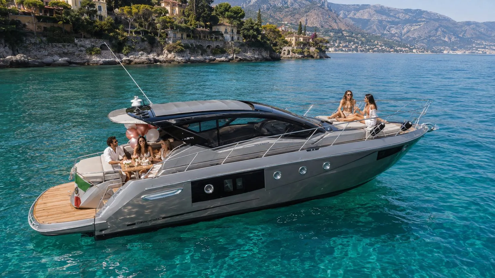 Andiamo, aboard.